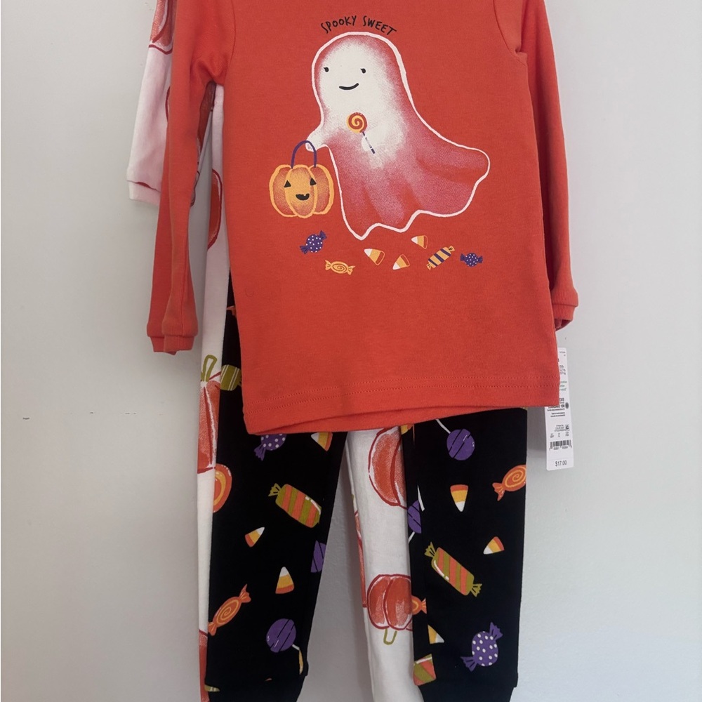 Carter’s 2-Piece Fall & Halloween Pajama Sets – 18 Months (NWT)